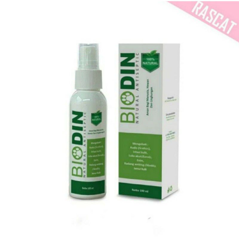 BIODIN SPRAY 100ML NATURAL ANTISEPTIC