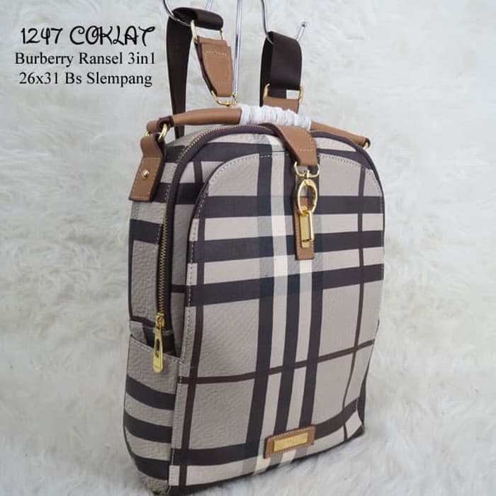 ransel wanita burberry ransel import backpack fashion tas ransel