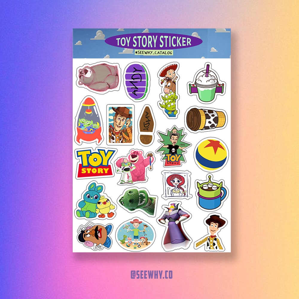 

Toy Story Pack 20 pcs (Mini pack A6)