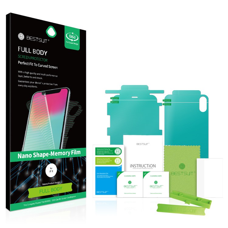 iPhone XS Full Body Screen Protector Nano Shape Memory BESTSUIT