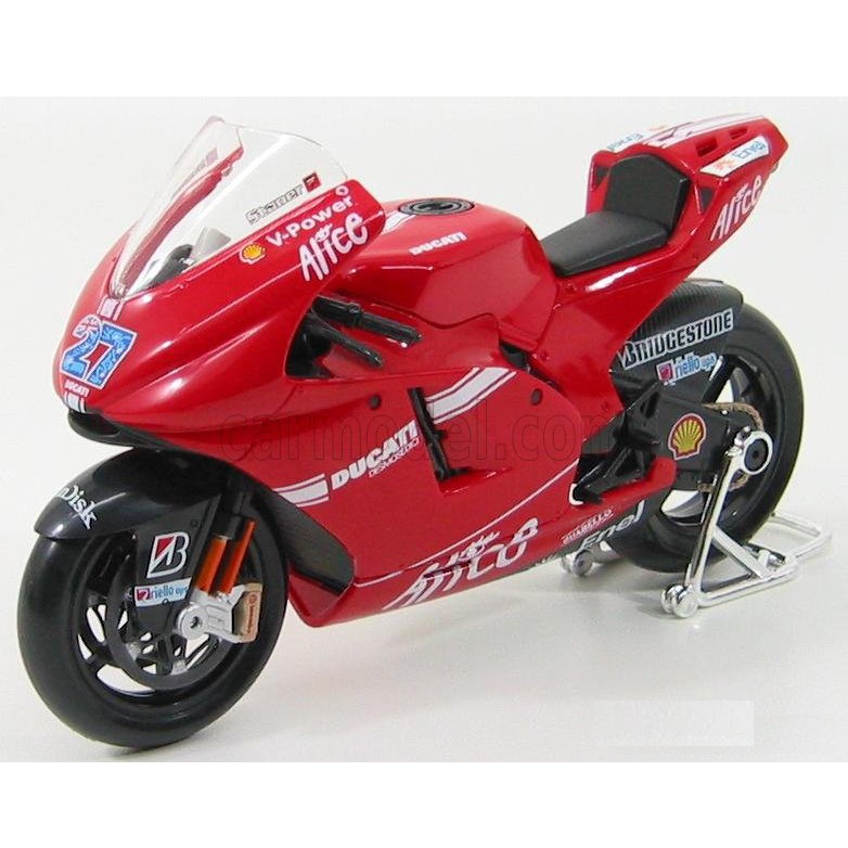 Diecast Miniatur Moto Gp 1:10 Ducati Desmosedici No.27 Casey Stoner
