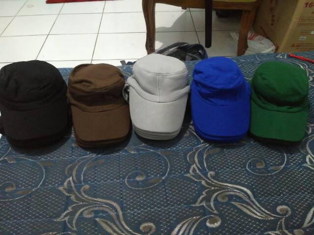 Topi jepang masker topi mancing anti panas topi outdoor