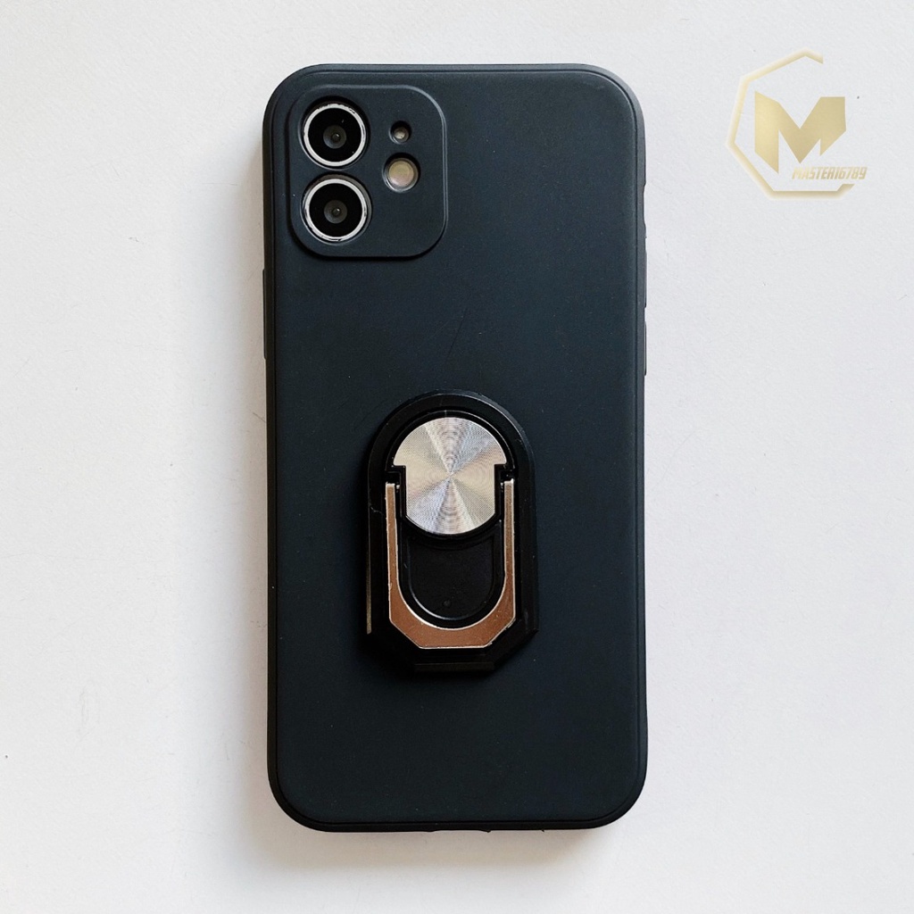 SOFTCASE MACARON RINGSTAND IPHONE 11 12 13 MINI PRO MAX MA2605