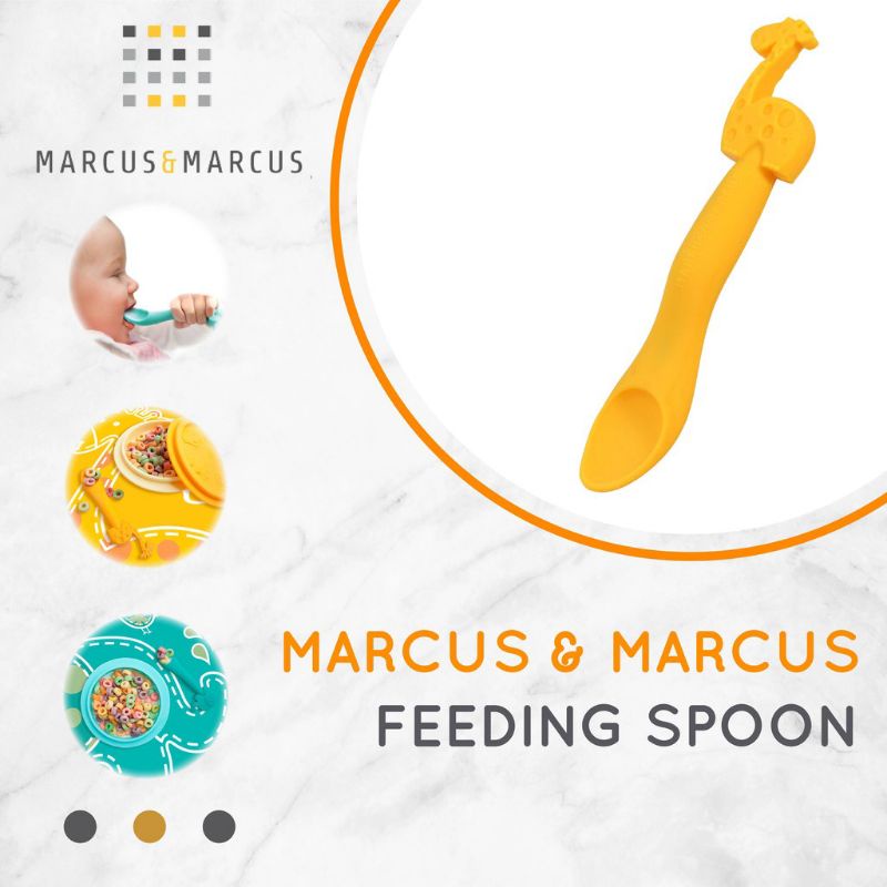 Marcus and Marcus Feeding Spoon, Sendok Bayi Perlengkapan MPASI Marcus&amp;Marcus