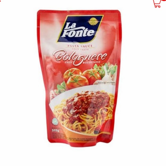 

makanan mie la fonte saus pasta bolognise 315gr