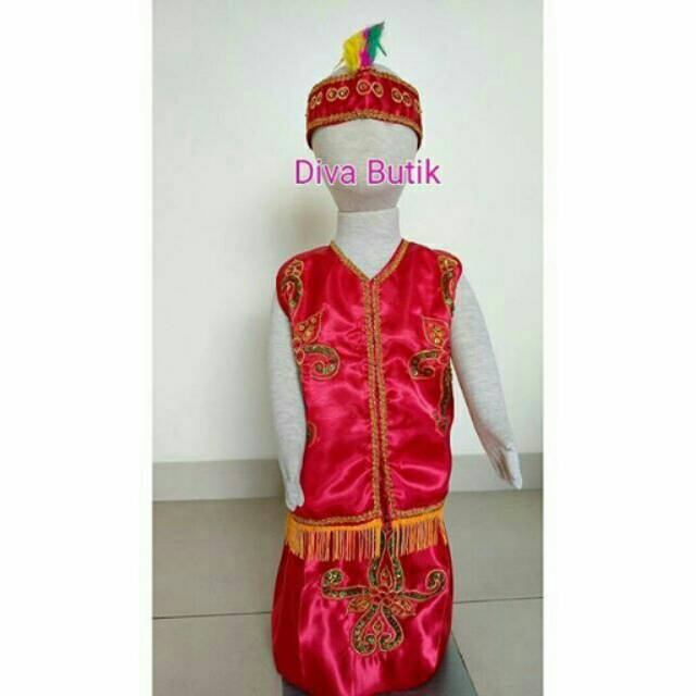 Baju dayak anak tk