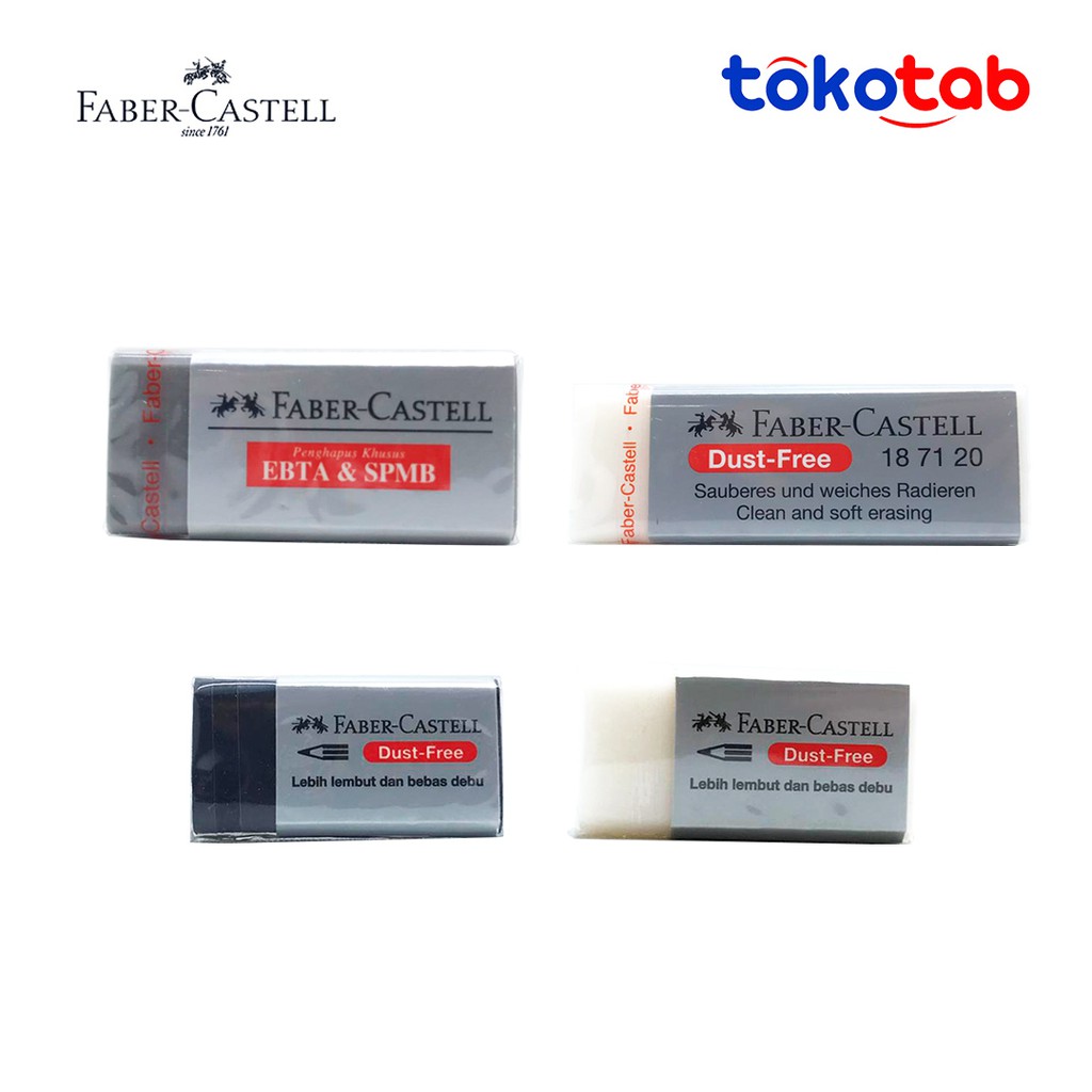 

Penghapus FABER Castell Kecil Besar Dust Free EBTA-SPMB