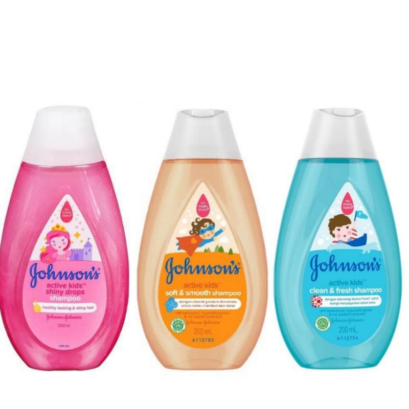 JOHNSONS Active kids Shampo 200ml