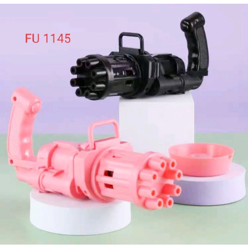 FU 1145 - Mainan Pistol Air Sabun Bubble Gun Gatling Dus FU1145