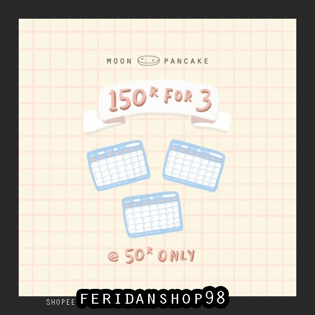 

FS345 PAPAN TULIS & TEMPEL MOON PANCAKE WALL ATK MONTHLY PLANNER BOARD BY FERIDANSHOP98