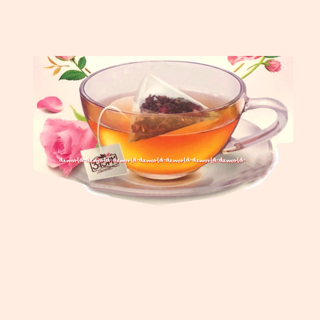 Jhihuo Oolong Rose Tea Rosehip 6sachet Teh Olong Rasa Mawar lavender Mint Jihuo Jhi huo Olong Tea