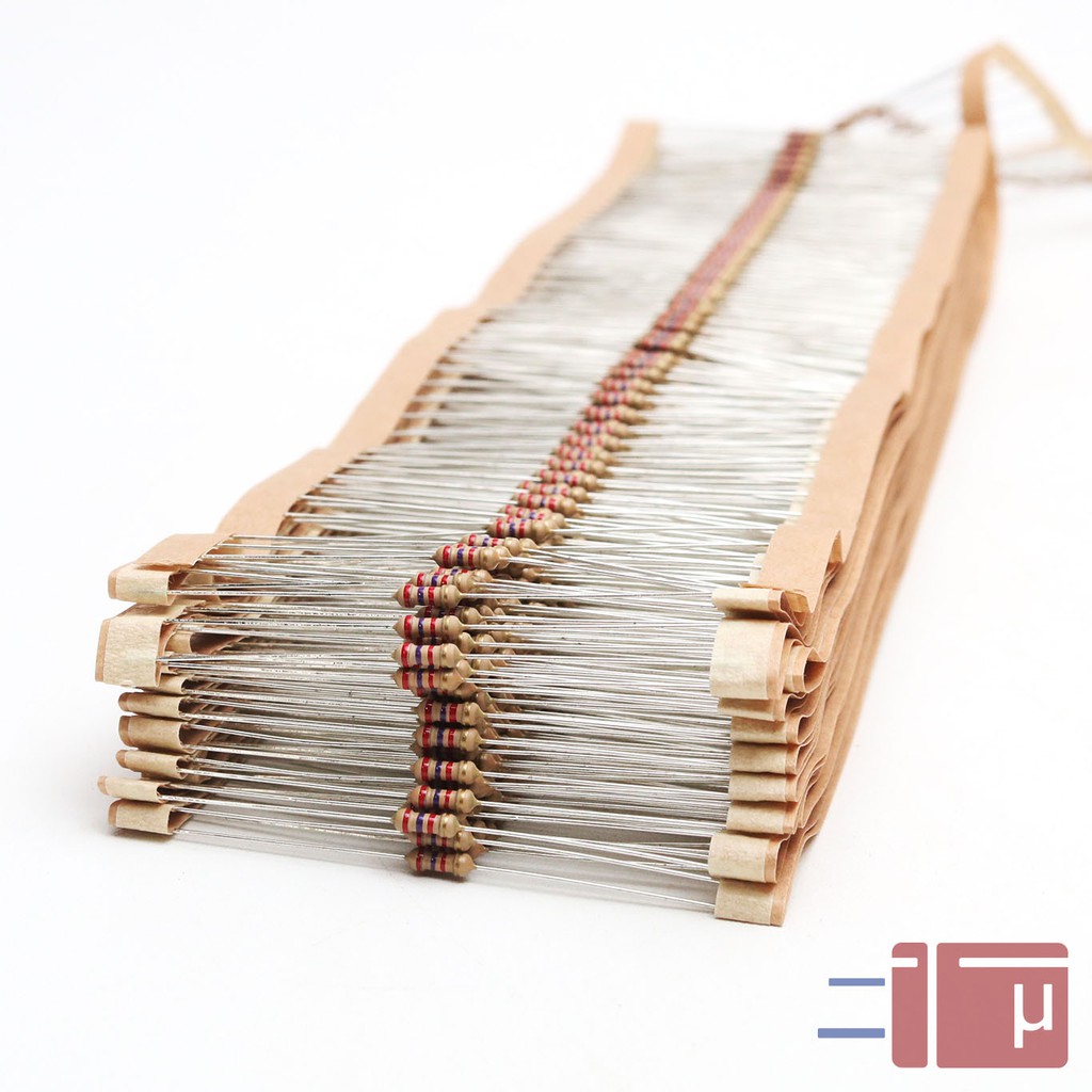 x10 Resistor 2K7 2.7K 1/4W Karbon 5% Taiwan Kaki Tembaga