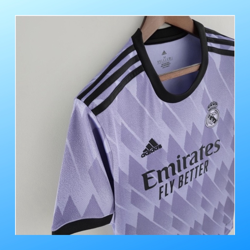 jersey futsal pria kaos sepak bola club baju real madrid away atasan grade ori wanita dewasa t-shirt seragam print custom jersy outfit klub olahraga kostum jarsey soccer pakaian oblong sports suit apparel polos