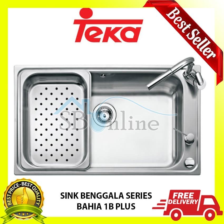 TEKA Sink with One Bowl - BAHIA 1B PLUS S/Steel