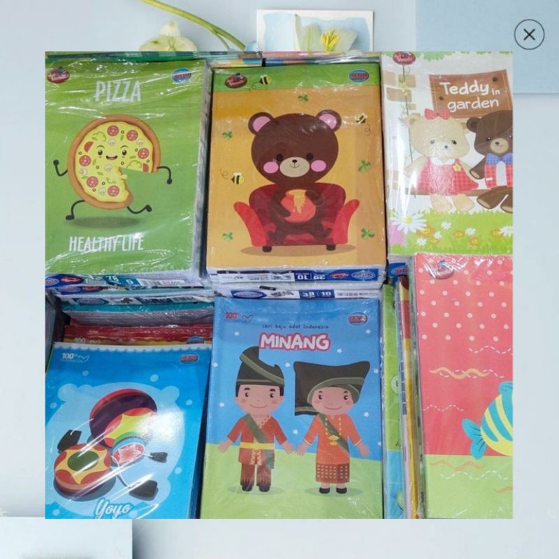 

Buku Tulis SIDU 38 / Buku Tulis Sinar Dunia 38 Lembar 10 pcs/ Buku Tulis Murah