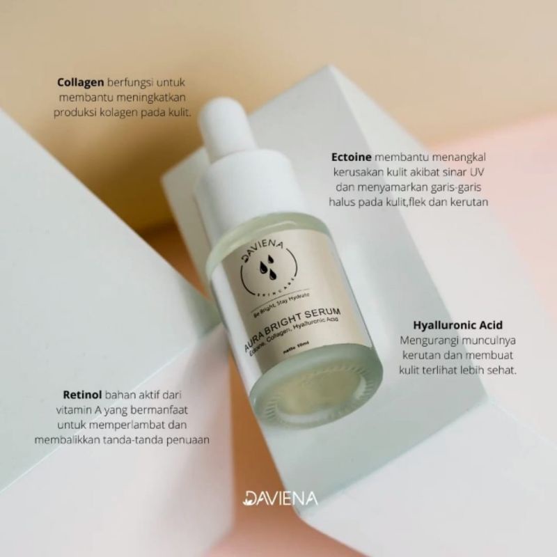 SERUM AURA BRIGHT DAVIENA SKINCARE/SERUM RETINOL/BPOM