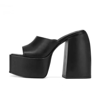 patent leather platform heels
