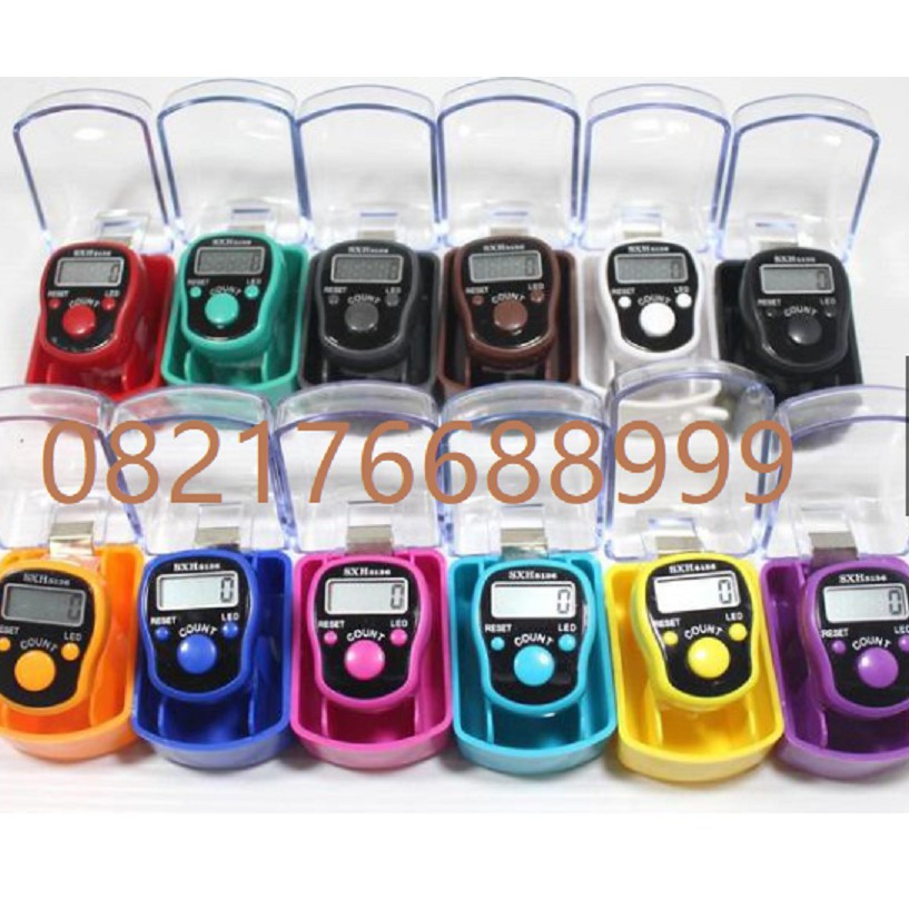 Tasbih Digital Mini Finger Counter Penghitung Digital Tally Counter Penghitung Survei Barang MiniSXH