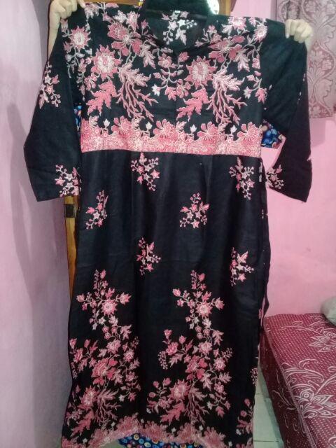Gamis Batik Manggar, Padi,sekar,cantik,kubis,kipas,daun,kupu,nadine,gendis