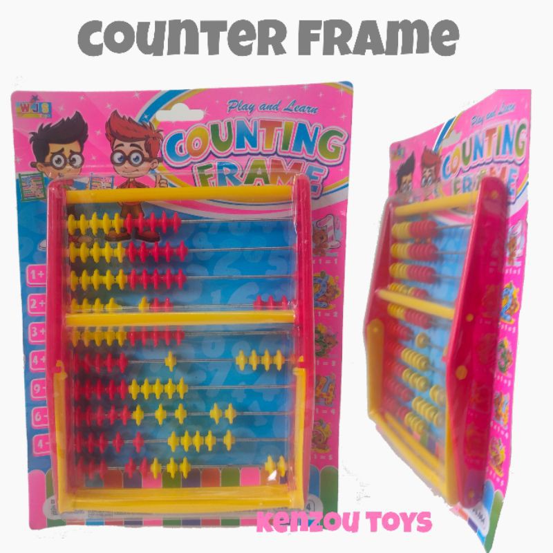 sempoa alat hitung counter frame