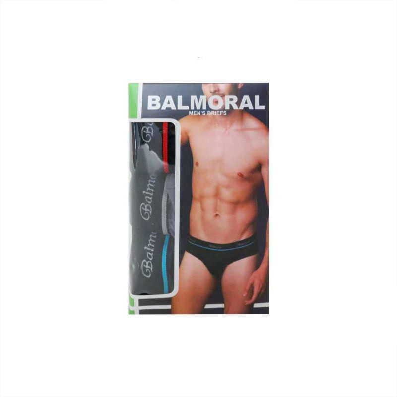 CELANA DALAM PRIA DEWASA BALMORAL ORIGINAL(CDA-021).SATU BOX ISI 3 PCS.