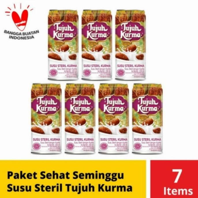 

[COD] Tujuh kurma susu steril kurma isi 7 pcs per paket @200 ml [COD]