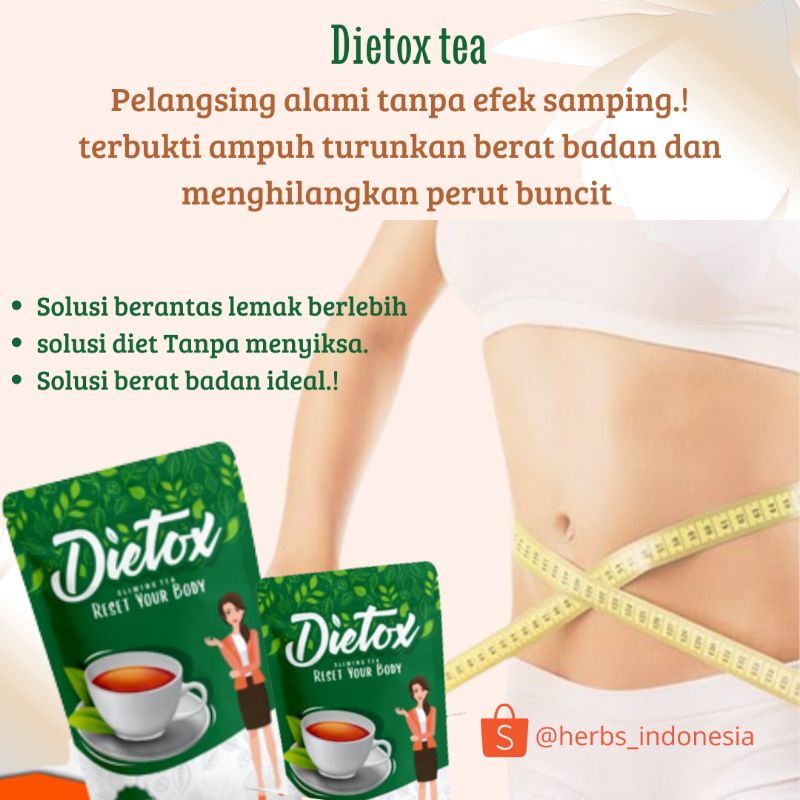 [ BISA COD ] DIETOX TEA | PELANGSING | PELANGSING BADAN ALAMI