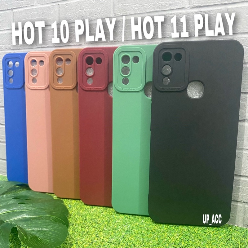 INFINIX HOT 9 PLAY 10 PLAY 11 PLAY 10S NOTE 10 PRO SMART 6 SMART 7 Case Pro Camera Protect / Case Candy Makaron TPU lens Protector Kamera / Casing Hp