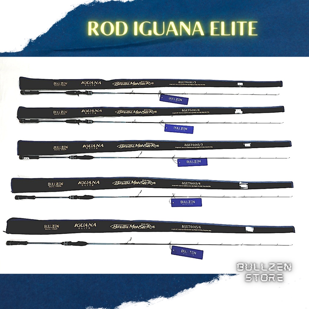 BULLZEN ROD Brutal Monster Iguana Elite - Bonus Topi BULLZEN