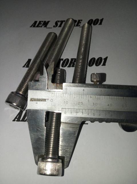 Baut L M10 x 70 (7cm) drat halus 1.25 stainless 304