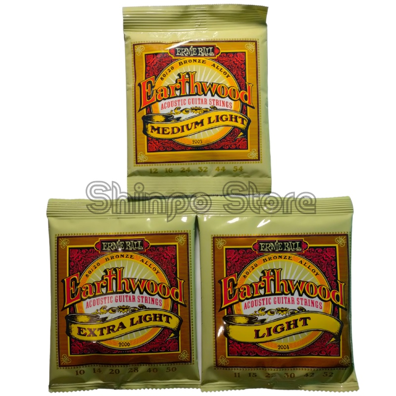 Senar Gitar Akustik Ernie Ball Earthwood String 0.10 0.11 0.12