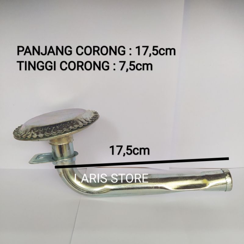 Corong Pipa L + Burner Matahari Kompor Gas Quantum 1set QGC 101 R Dll