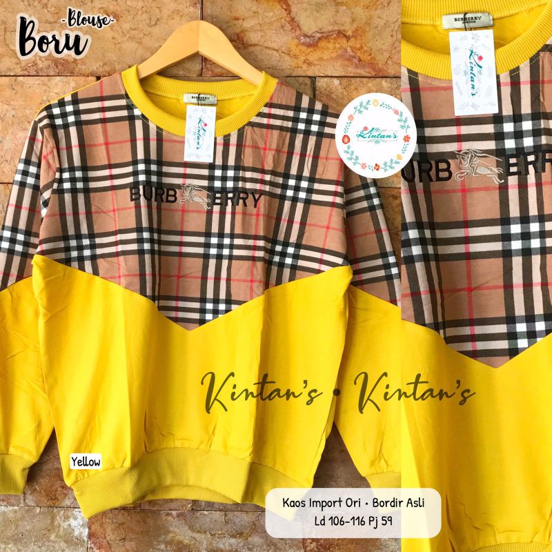 BORU BLOUSE BY KINTAN'S (BLOUSE WANITA) Blouse kekinian