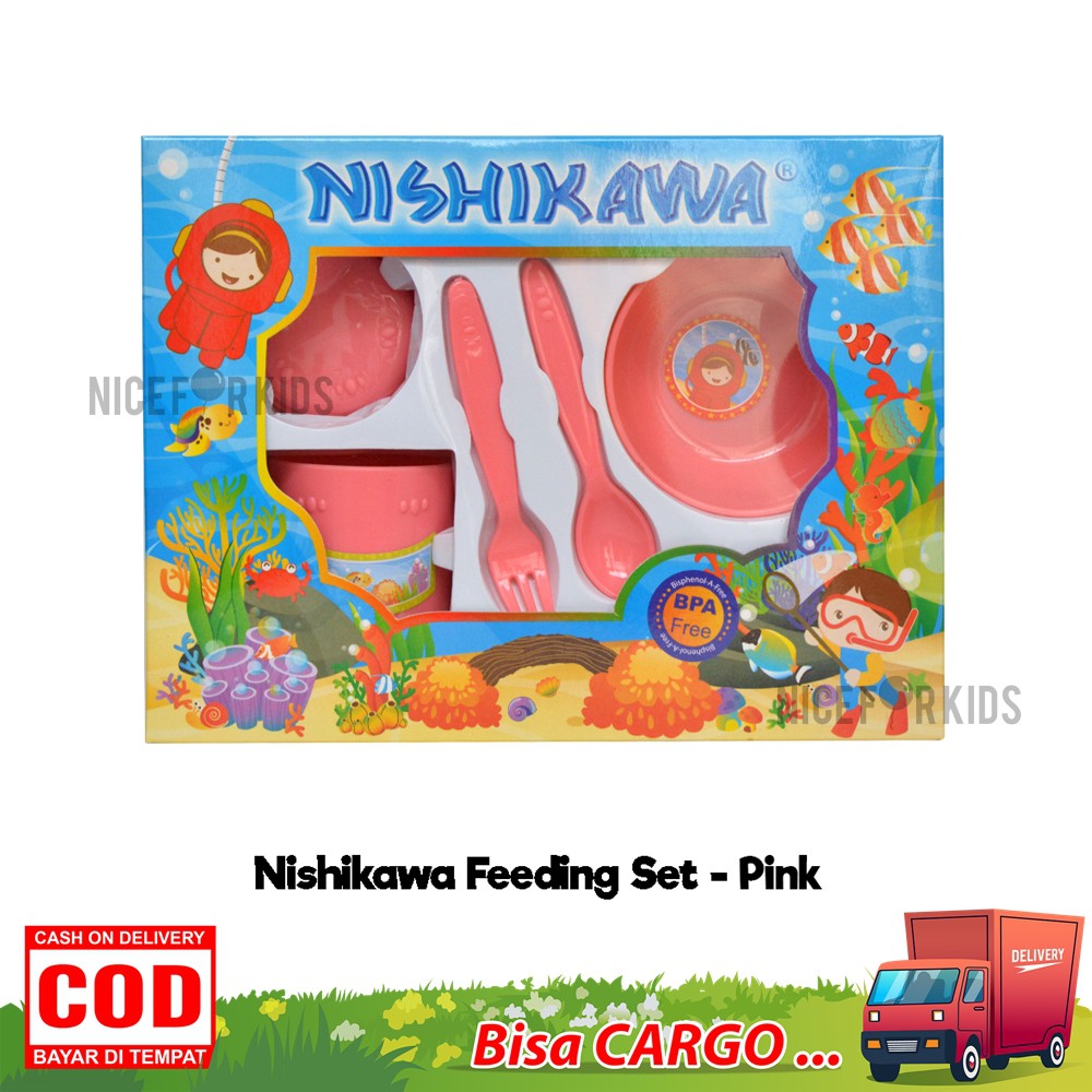 Nishikawa Feeding Set / Baby Gift Set / Perlengkapan Makan Bayi / Alat Makan Bayi