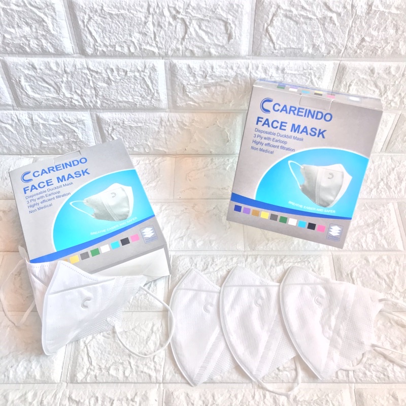 MASKER DUCKBILL DEWASA EMBOS CAREINDO 1 BOX ISI 50 PCS