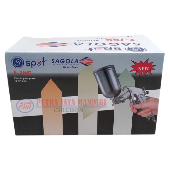 Sagola Spray Gun F75 Alat Semprot Cat Tabung Atas F 75