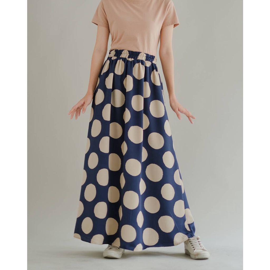 Myrubylicious FLANERY POLKA SKIRT KODE 1528