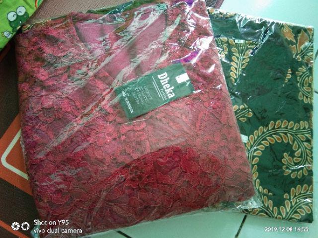 Maura Couple - Sania Ruffle Batik Couple Ori Ndoro Jowi Garansi Termurah Shopee - Batik Modern Solo