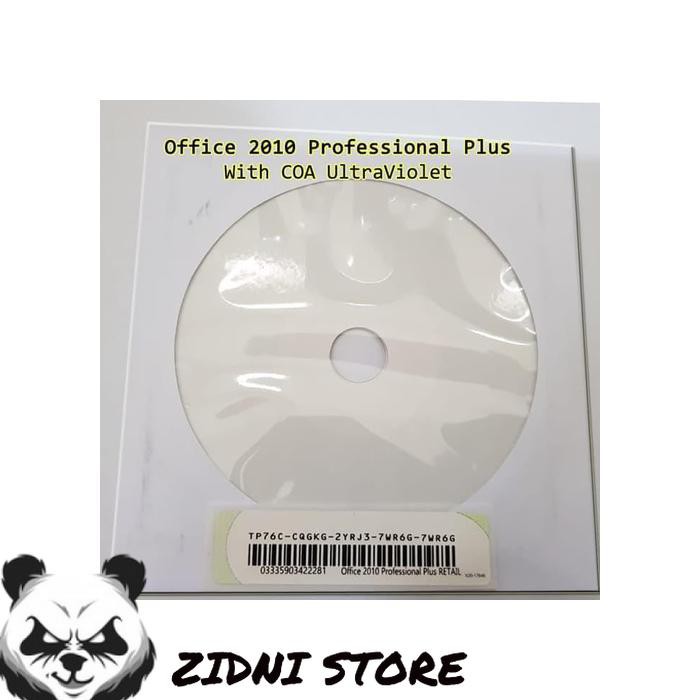 SOFTWARE APLIKASI SWA1070 OFFICE 2010 PROFESSIONAL PLUS ORIGINAL WITH COA