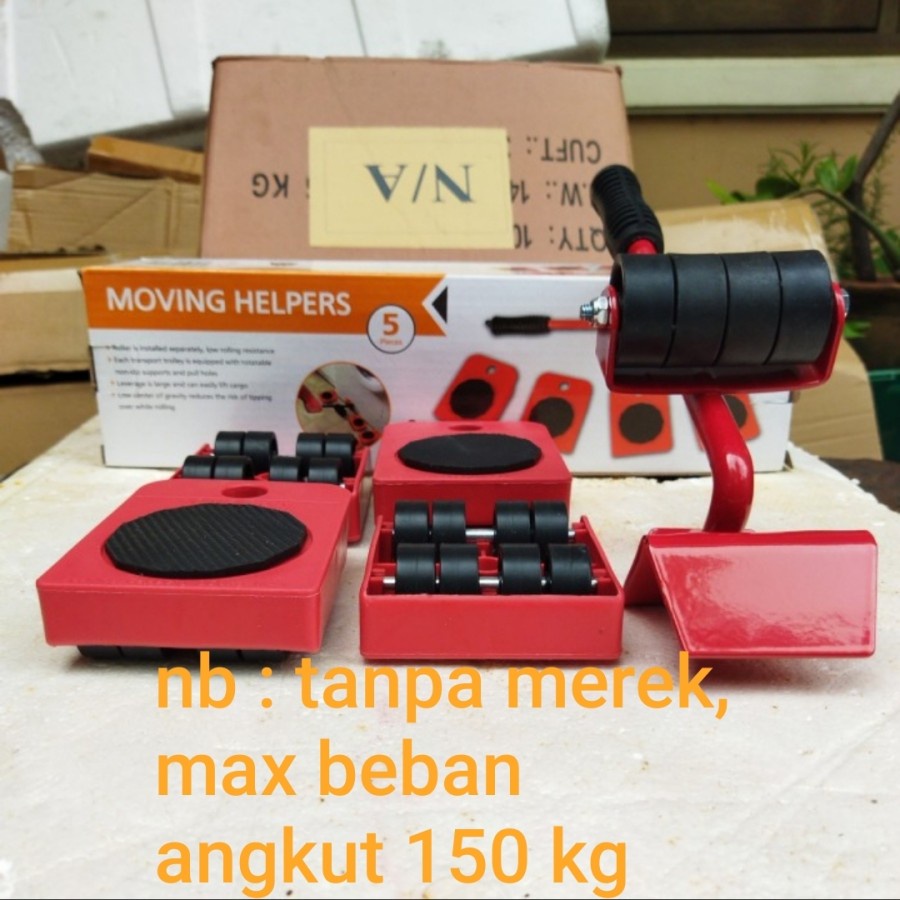 Alat Jungkit Roda Alat Bantu Pindahan Furniture Moving Wheel