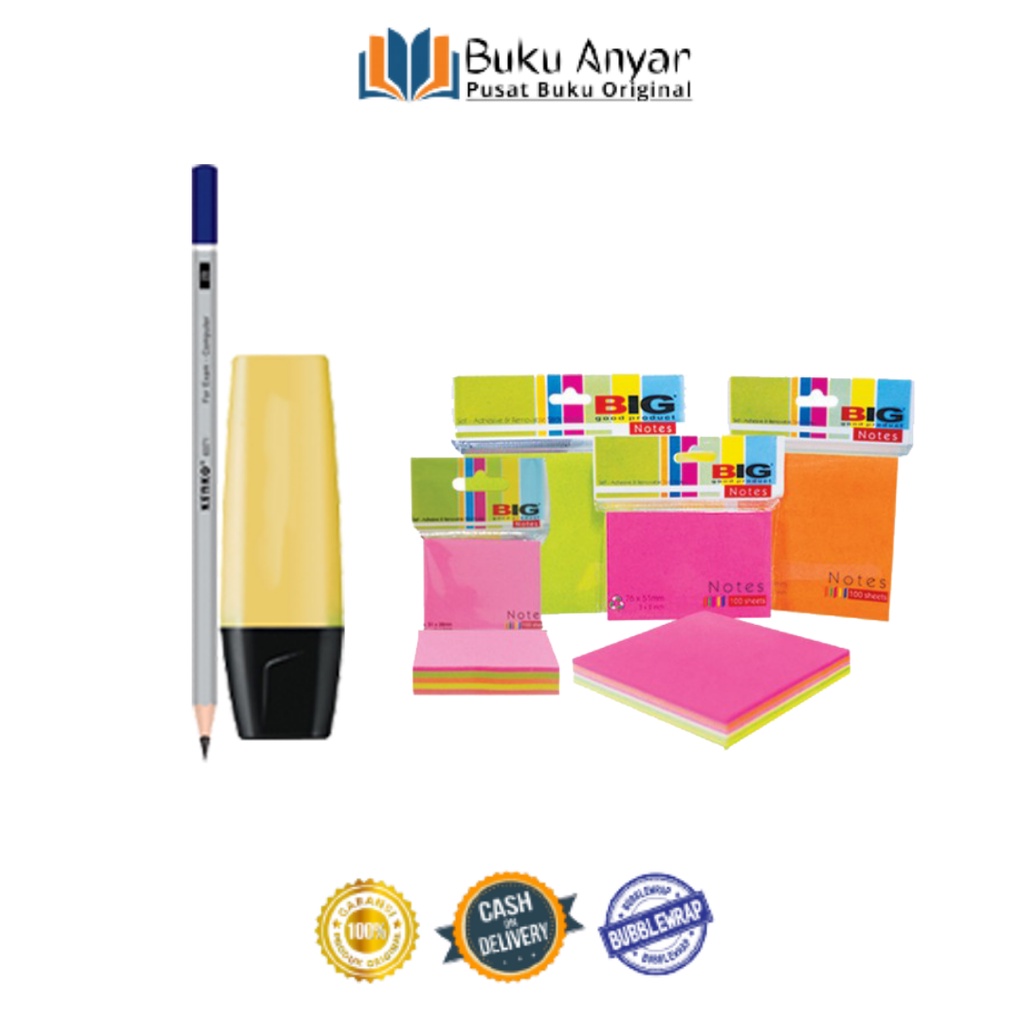 

HADIAH PENSIL 2B STICKY NOTES Highlighter