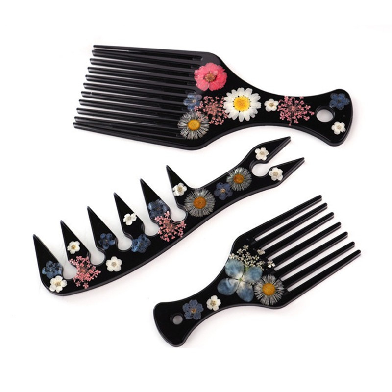 Glitter Africa Hair Comb Resin Molds Hair Pick Mold DIY Hair Pick Afro Comb Resin Molds