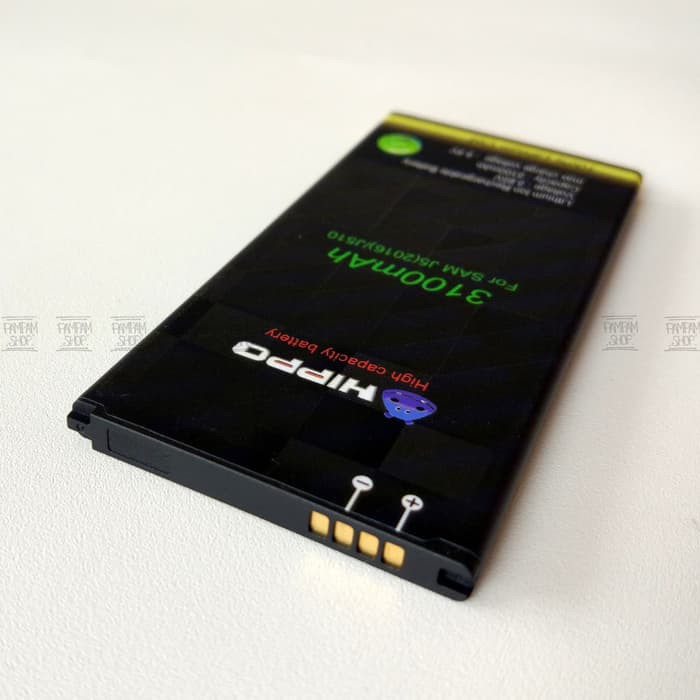 BARU  Baterai Hippo Double Power Samsung Galaxy J5 2016 J510 Original Batre