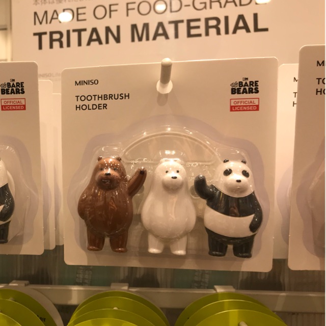 MINISO WE BARE WEARS TOOTHBRUSH HOLDER