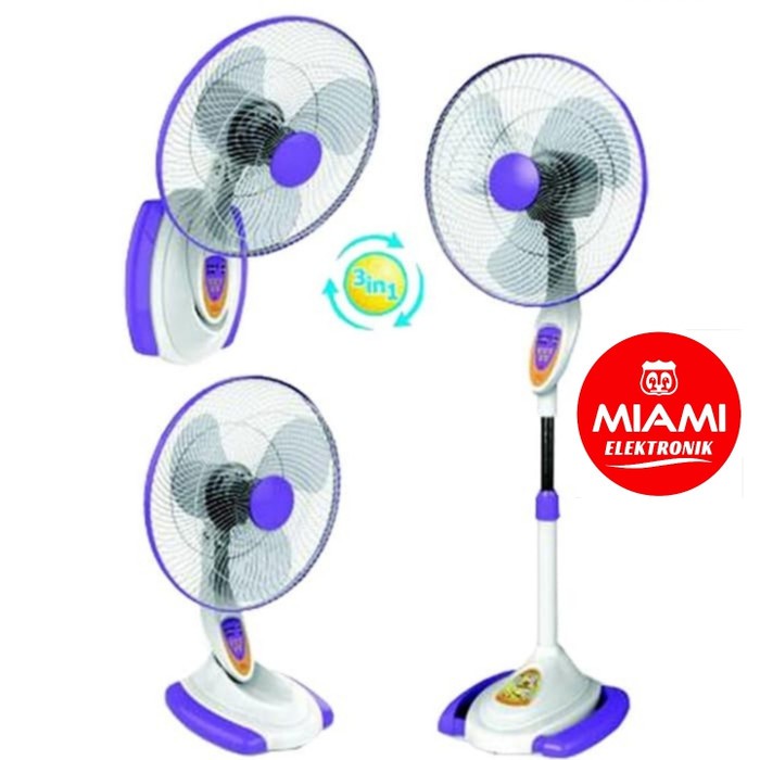 Stand Fan Maspion 3in1 F1624S / Kipas Angin Maspion F 1624S