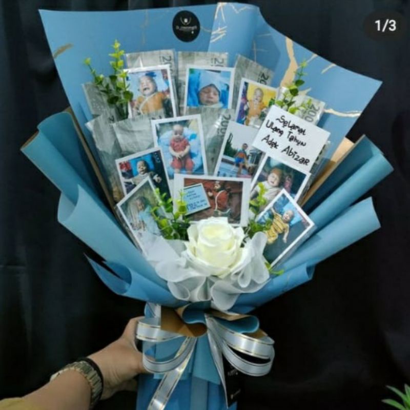 Buket Custom Foto dan Uang