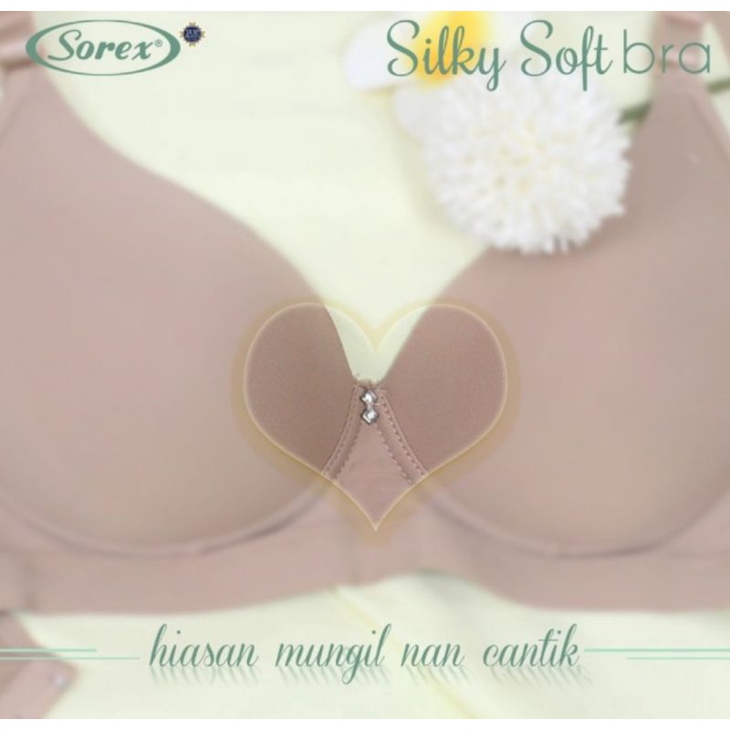 Sorex Bra Silky Soft 9814 Setara Cup B-C/BH Busa Tanpa Kawat