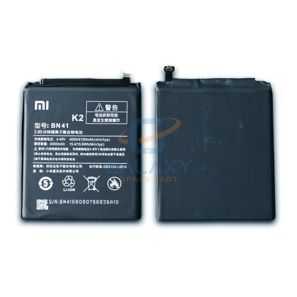 BATRE - BATERE - BATERAI XIAOMI REDMI NOTE 4 / BN41 / BATRE XIAOMI REDMI NOTE 4 / BN-41 ORIGINAL