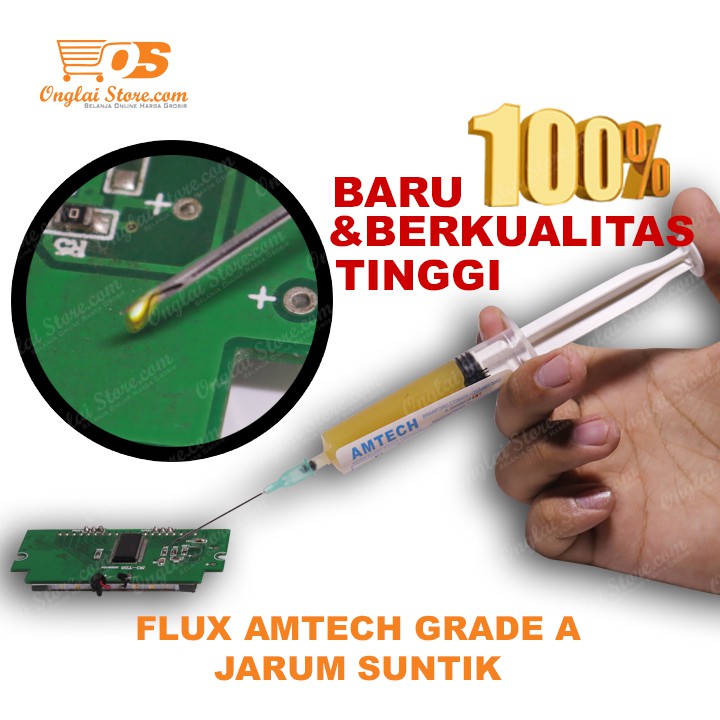 Flux Amtech Grade A  Jarum Suntik