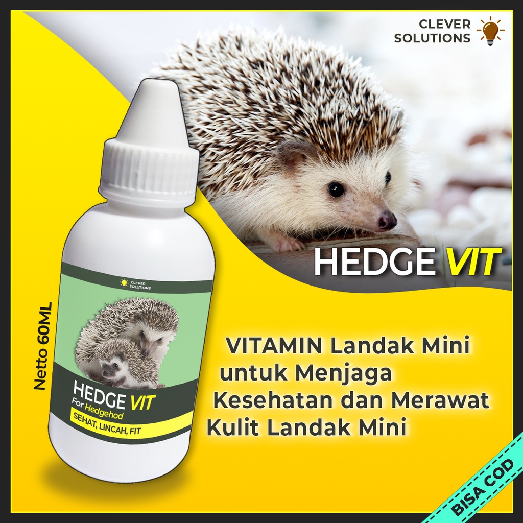 Vitamin Hamster Sugar Glider Landak Mini Meningkatkan Nafus Makan Imunitas Menjaga Kesehatan Merawat Kulit by Clever Solutions Obat Hamster Pakan Makanan Hamster Sugar Glider Hamvit Vitma